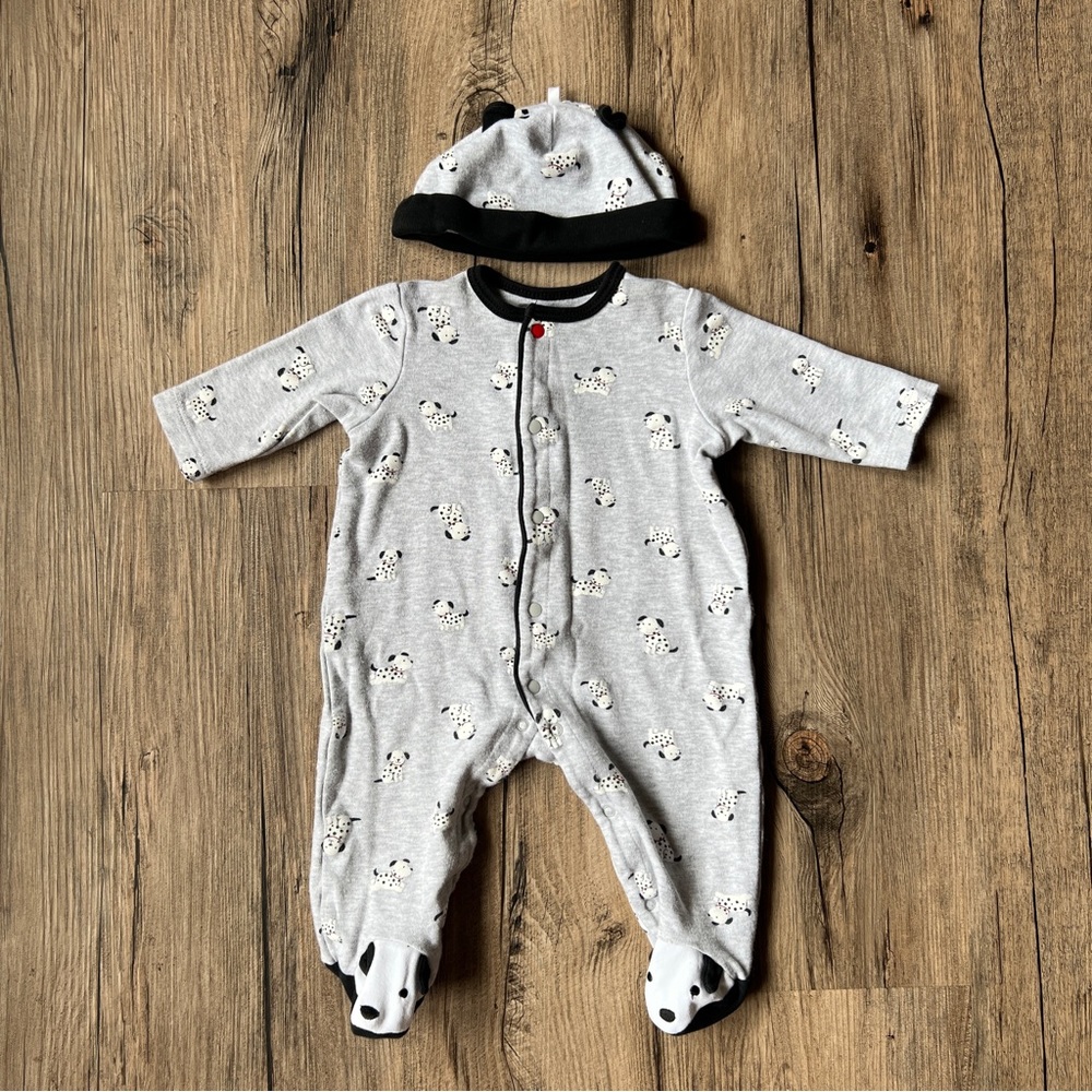 Little Me | Dalmatian Sleeper & Hat